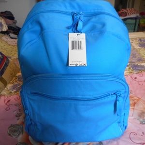 Vera Bradley NEW Campus Backpack in Blue Aster with coordinating Lining NWT